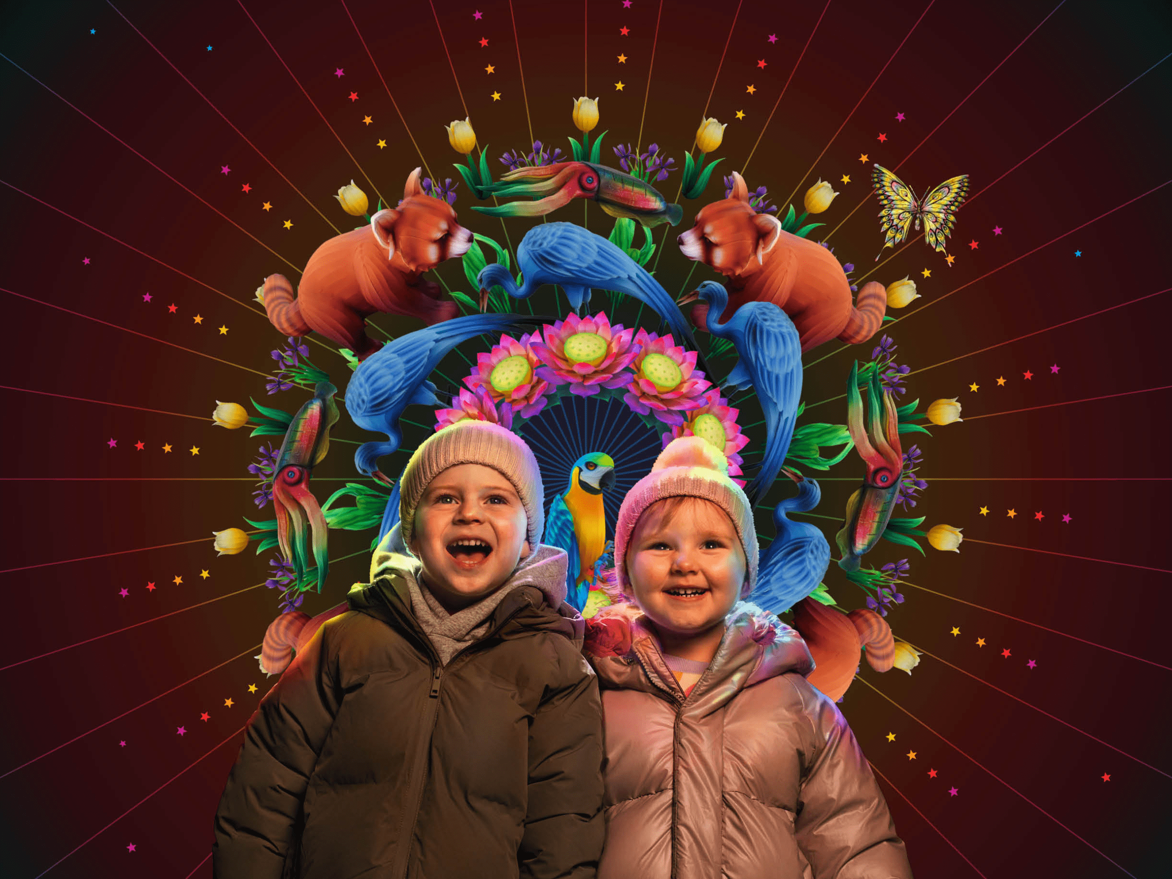 Dublin Zoo's Wild Lights 2025 - The Wild Kaleidoscope
